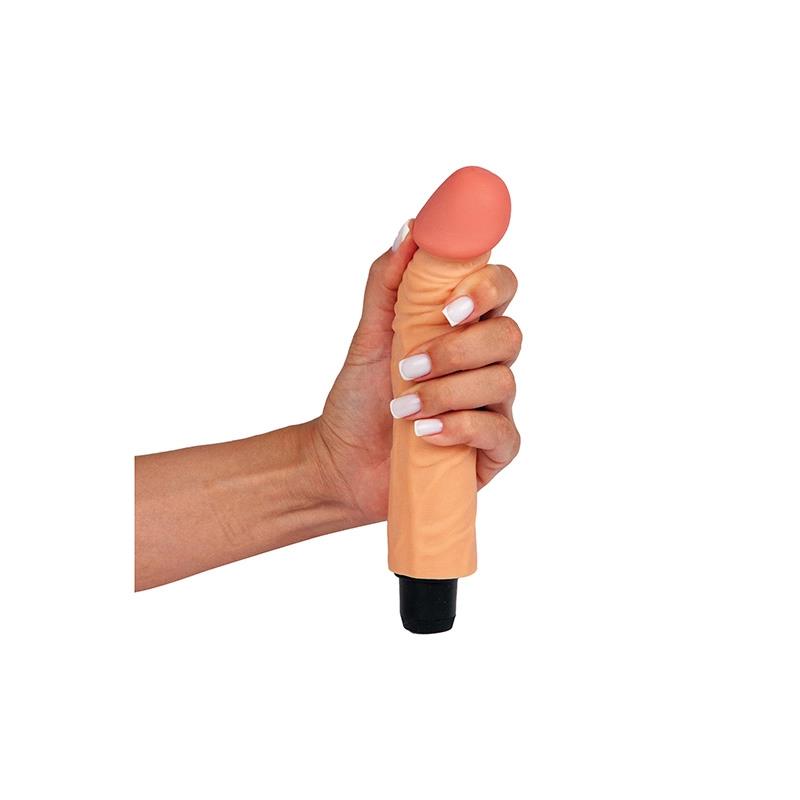 Vibrator moale The Real Deal Fantasy TPE 19 cm AAA
