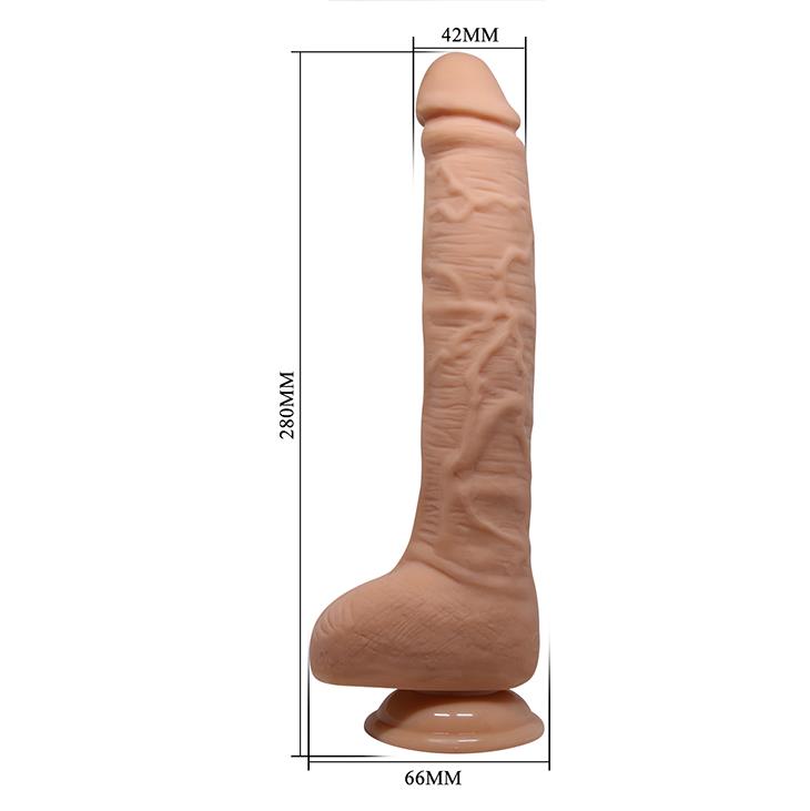 Dildo cyberskin nud Baile Beautiful DICK de 28 cm