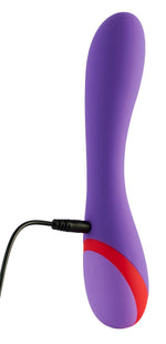 Vibrator USB din silicon cu două tonuri Dream Toys 19 cm