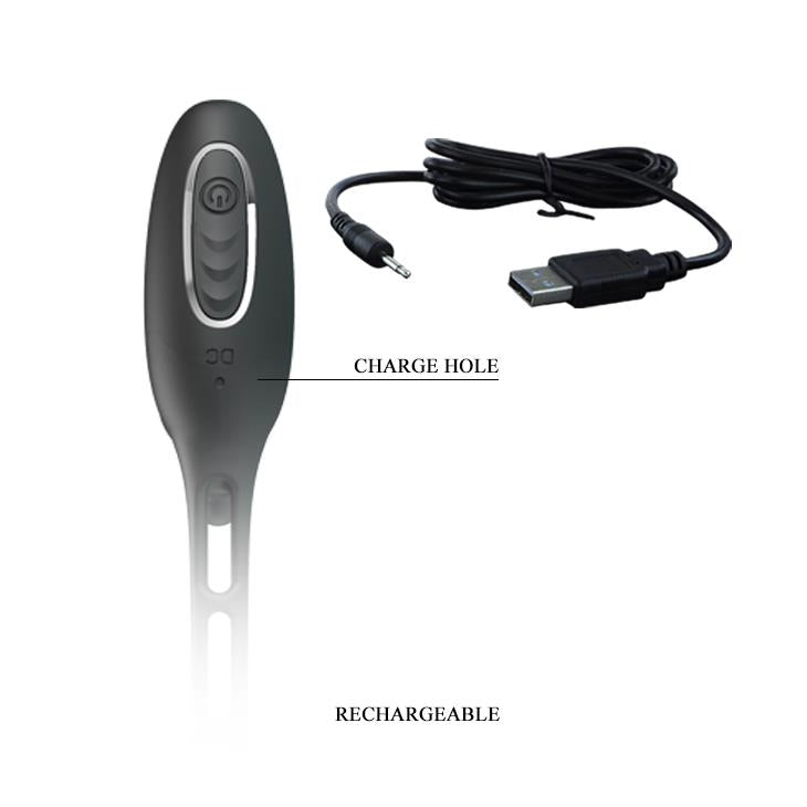 Vibrator pentru prostată Pretty Love Vibration Penis Sleeve III cu 12 funcții