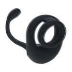 Inel de penis din silicon cu motor dublu și stimulator de prostată - Negru