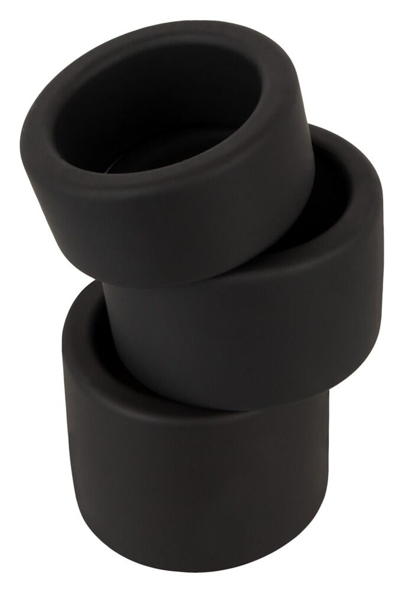 Set de inele testiculare din silicon Erecto, 3 bucăți