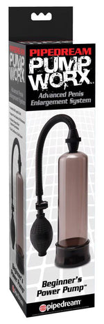 Pompă de penis Worx pentru începători Power Oumo Smoke 19 cm