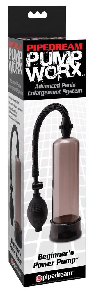 Pompă de penis Worx pentru începători Power Oumo Smoke 19 cm
