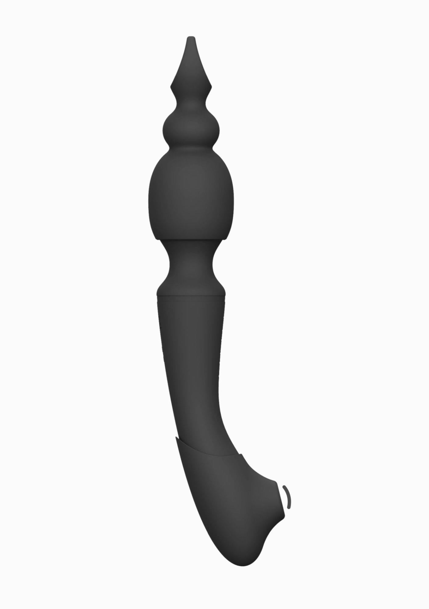 Stimulator clitoridian USB Vive Nami din silicon negru