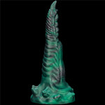 Dildo vibrant Lovetoy din silicon cu gheare duble 19 cm