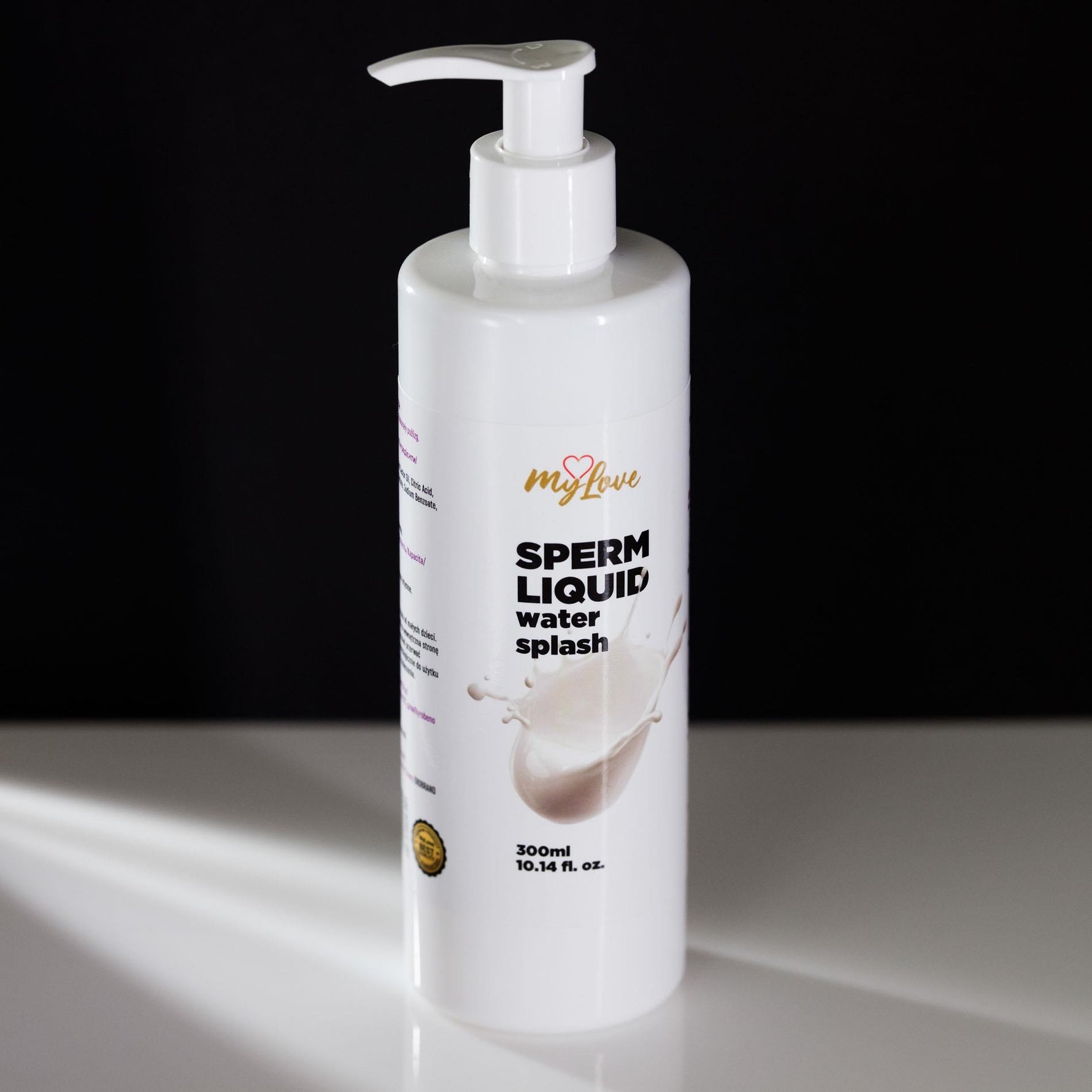 Gel intim MyLove care imită sperma, alb, 300 ml