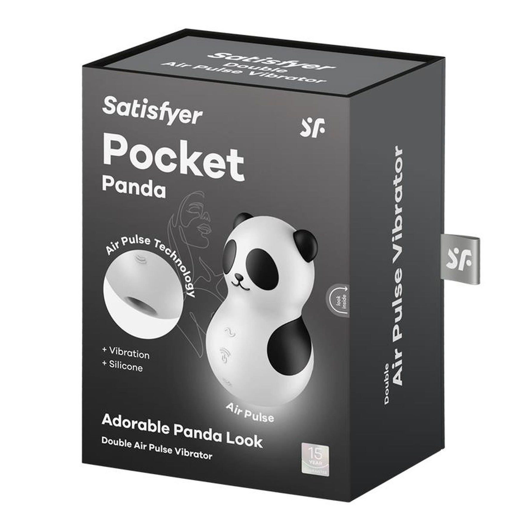 Stimulator clitoridian Satisfyer Pocket Panda Pressure Wave