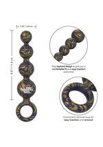 Mărgele anale din silicon Calexotics violet 11,5 cm