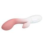 Vibrator Pretty Love Brighty din silicon cu 30 de funcții, în formă de iepuraș