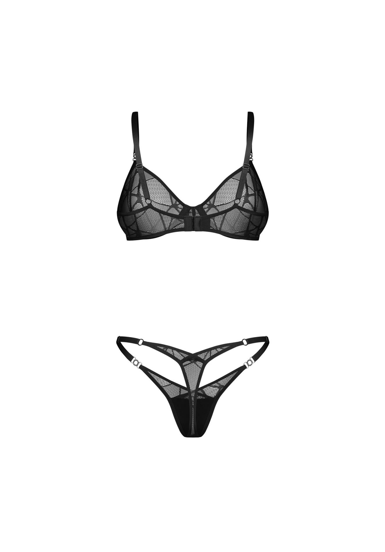 Set Olianna Obsessive L/XL din plasă