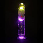 Vibrator realist RealRock transparent 20 cm