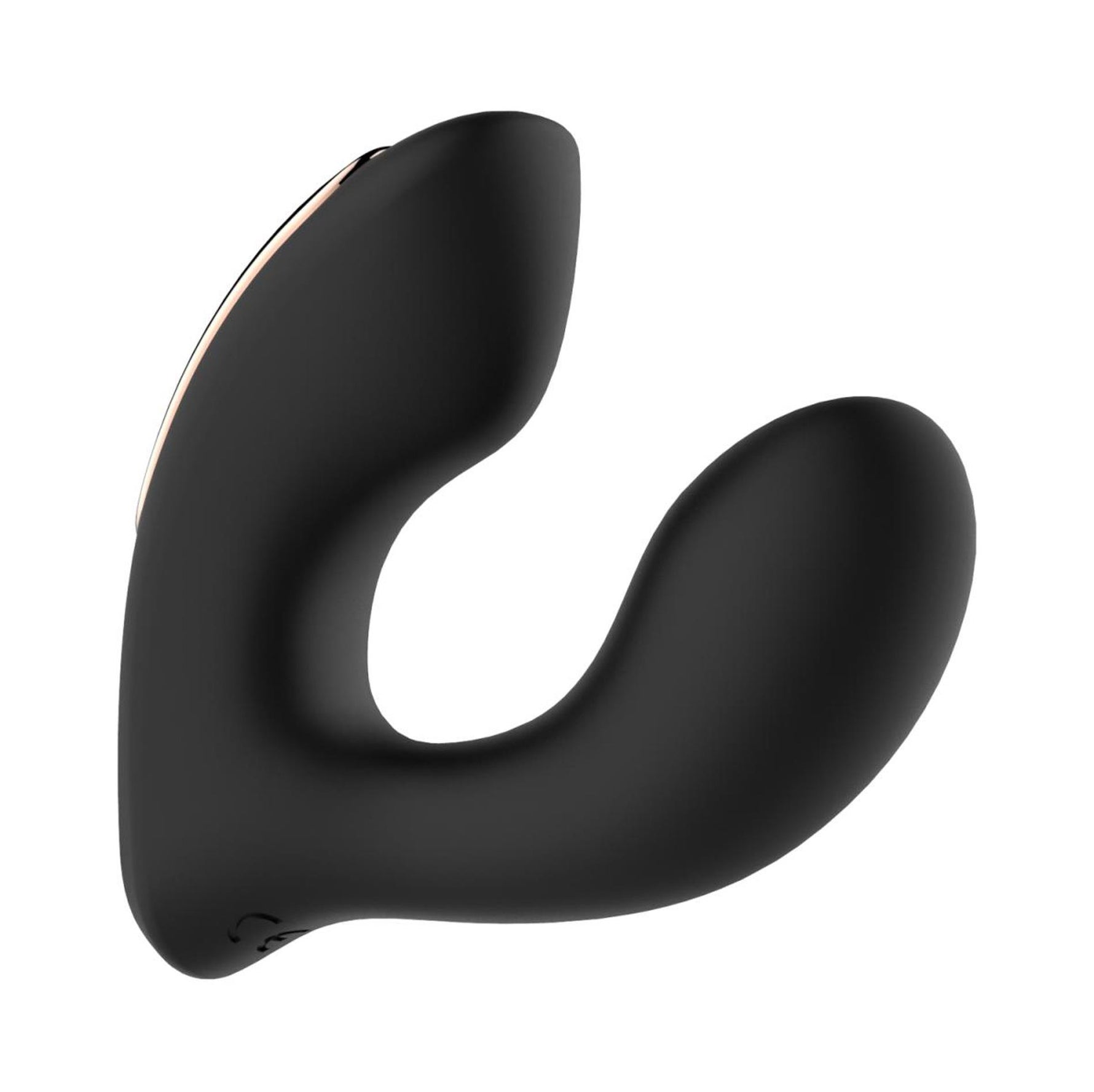 Vibrator portabil Rosy Gold cu carcasă de încărcare, negru