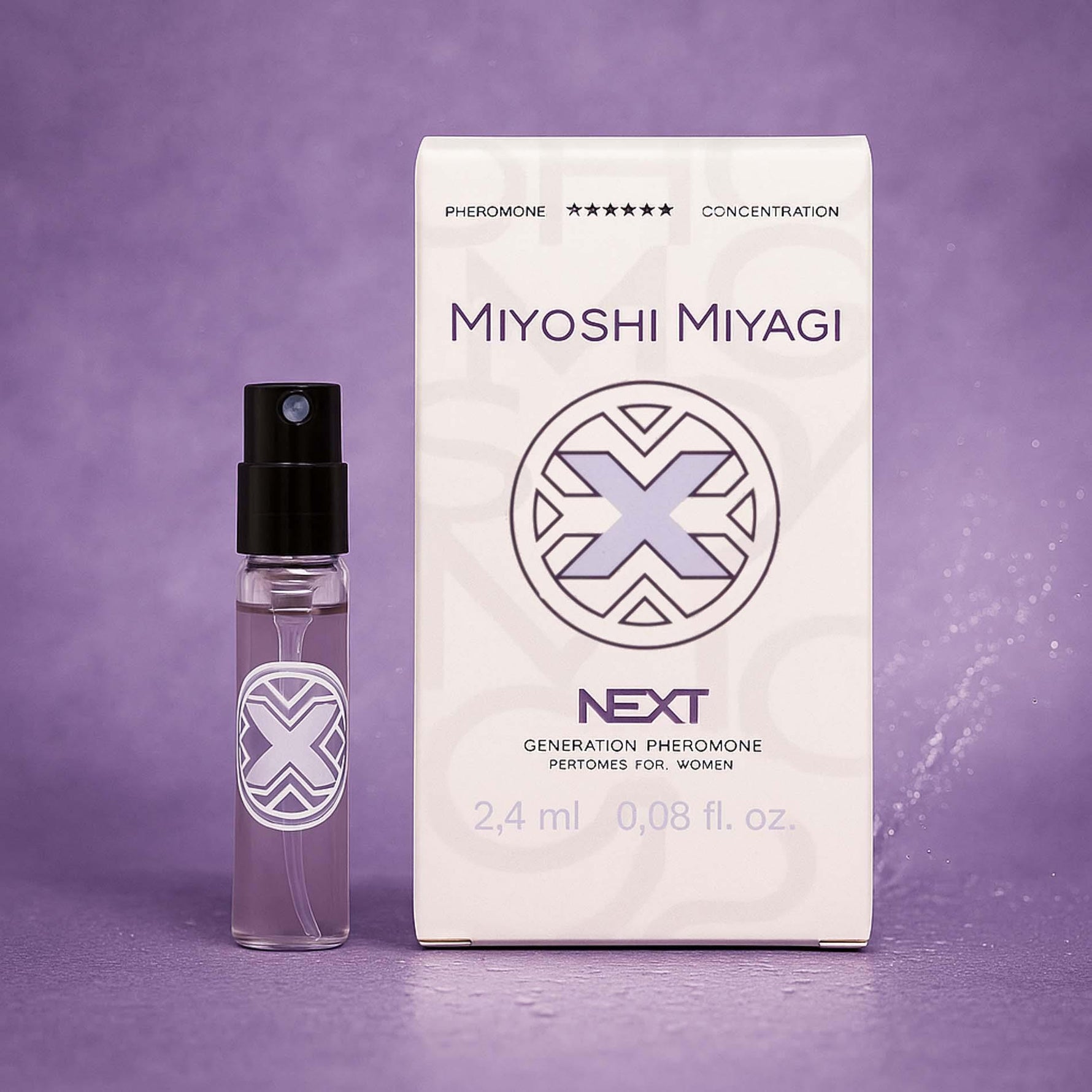 Parfum cu feromoni Miyoshi Miyagi Next X pentru femei 2,4 ml