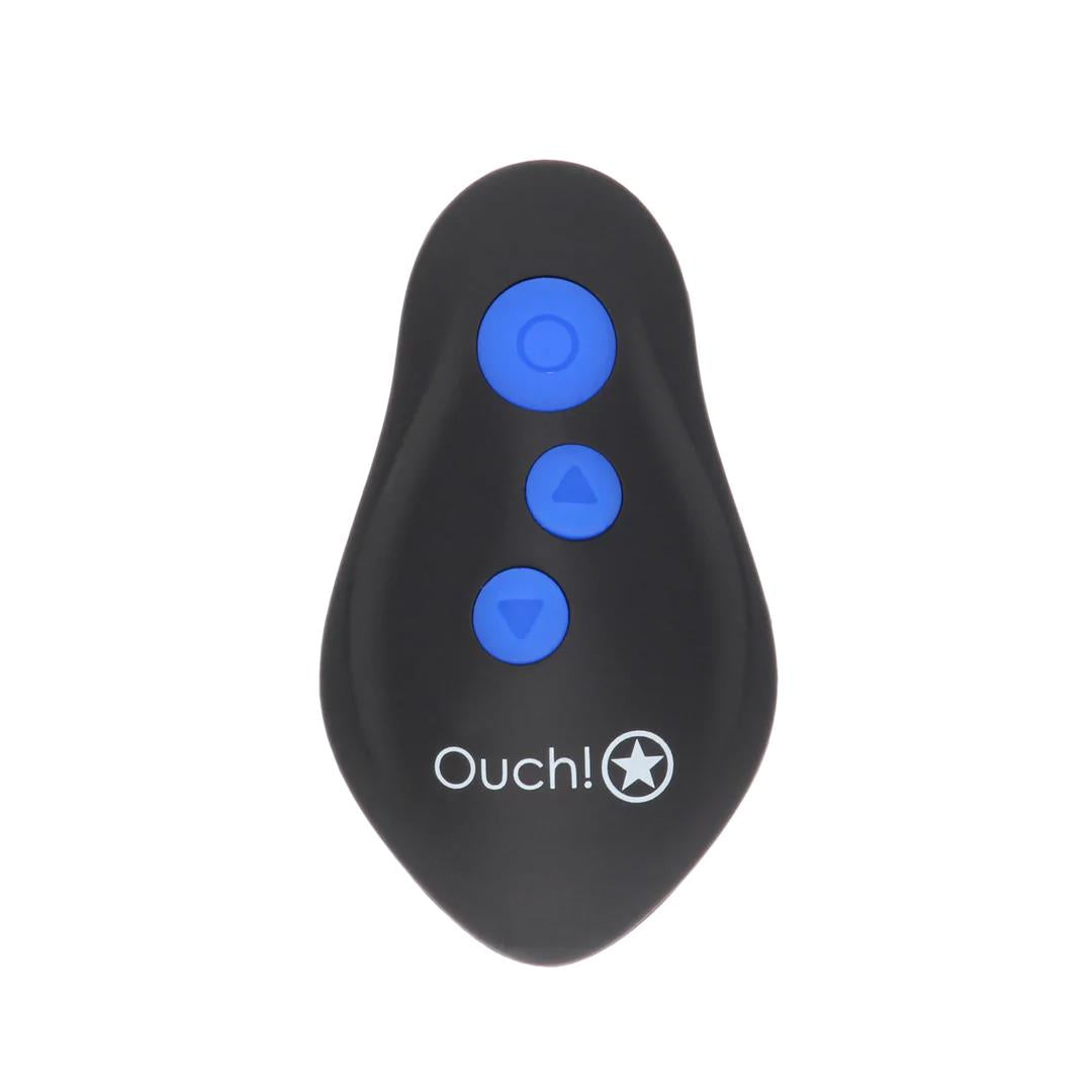 Au! Plug anal vibrant de 12,3 cm cu electrostimulare