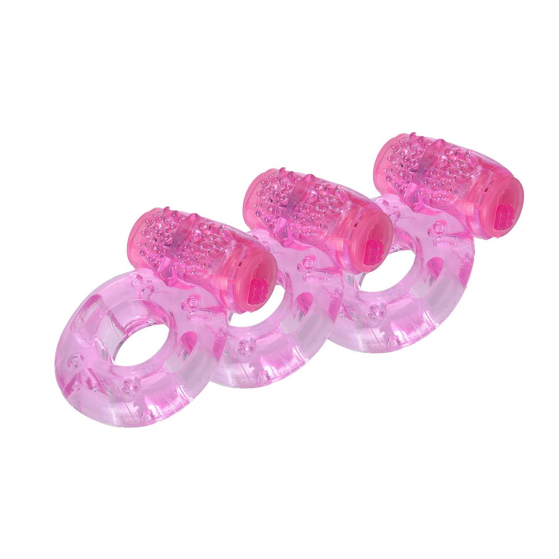 Inel vibrant pentru penis Lovesecret Sensual, roz, TPE