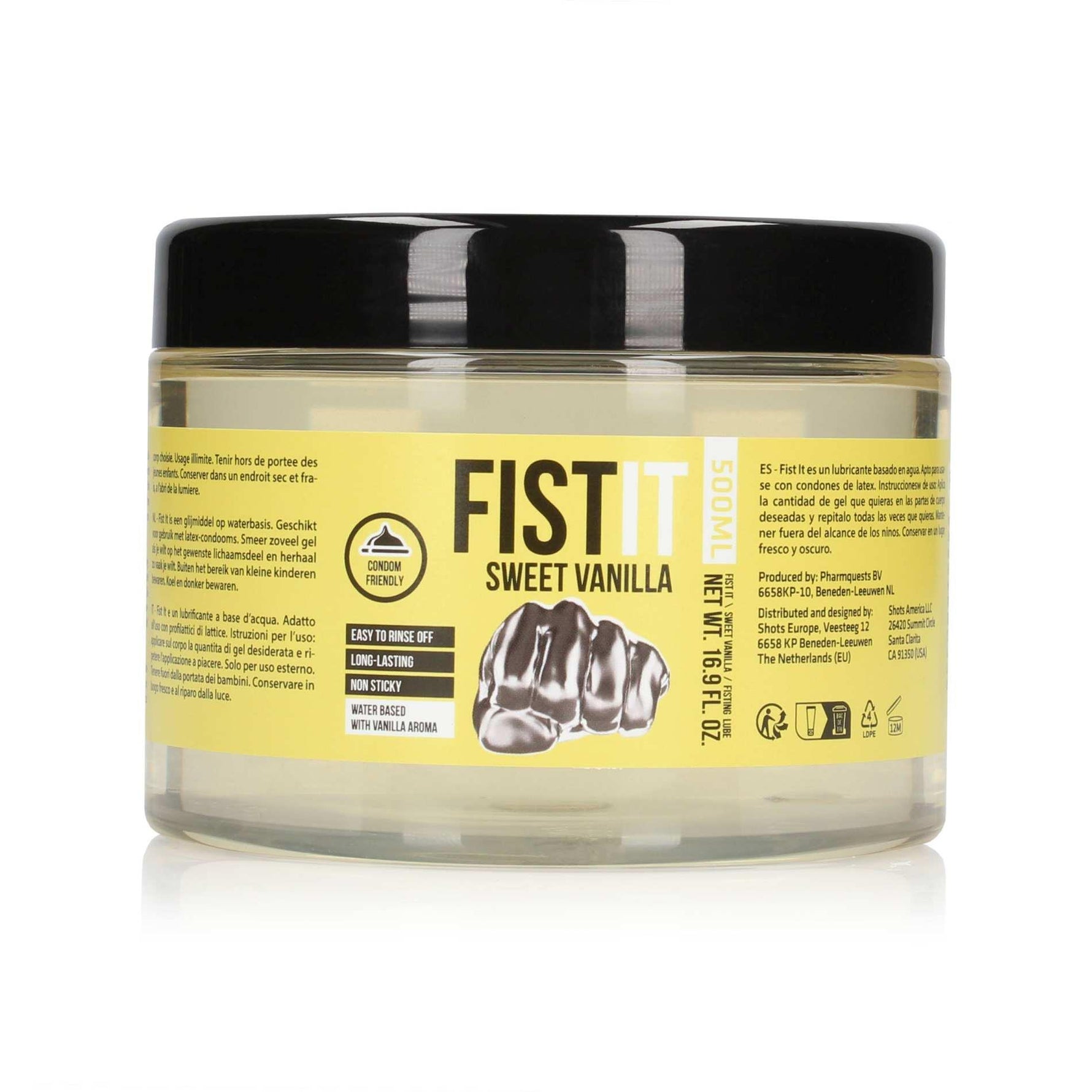 Lubrifiant Fist It Extra Thick cu Vanilie 500 ml