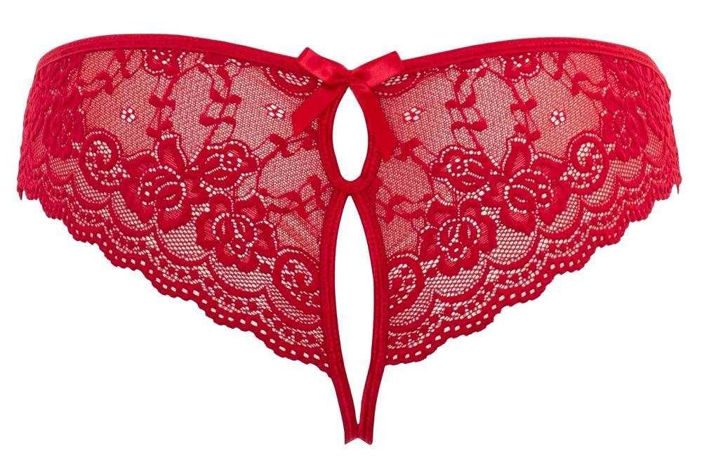 Chiloți din dantelă fără bretele Cottelli LINGERIE L