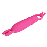 Vibrator Pretty Love Delia din silicon pentru iepure, 10 moduri, impermeabil, AAA