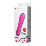 Vibrator Pretty Love Solomon din silicon cu 10 funcții, baterii AAA, 12,3 cm