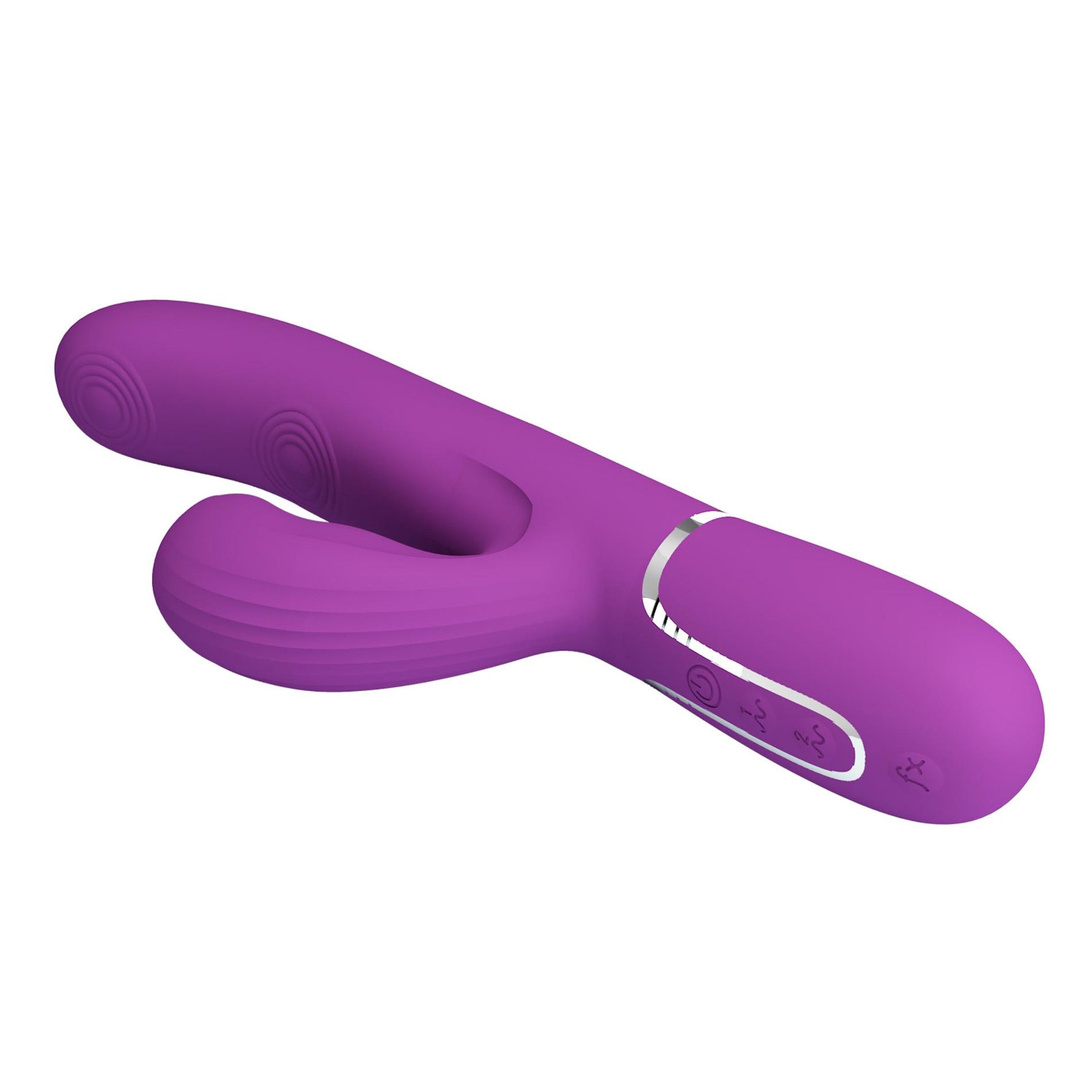 Vibrator USB din silicon Pretty Love Twinkled Tenderness cu aspect de iepuraș