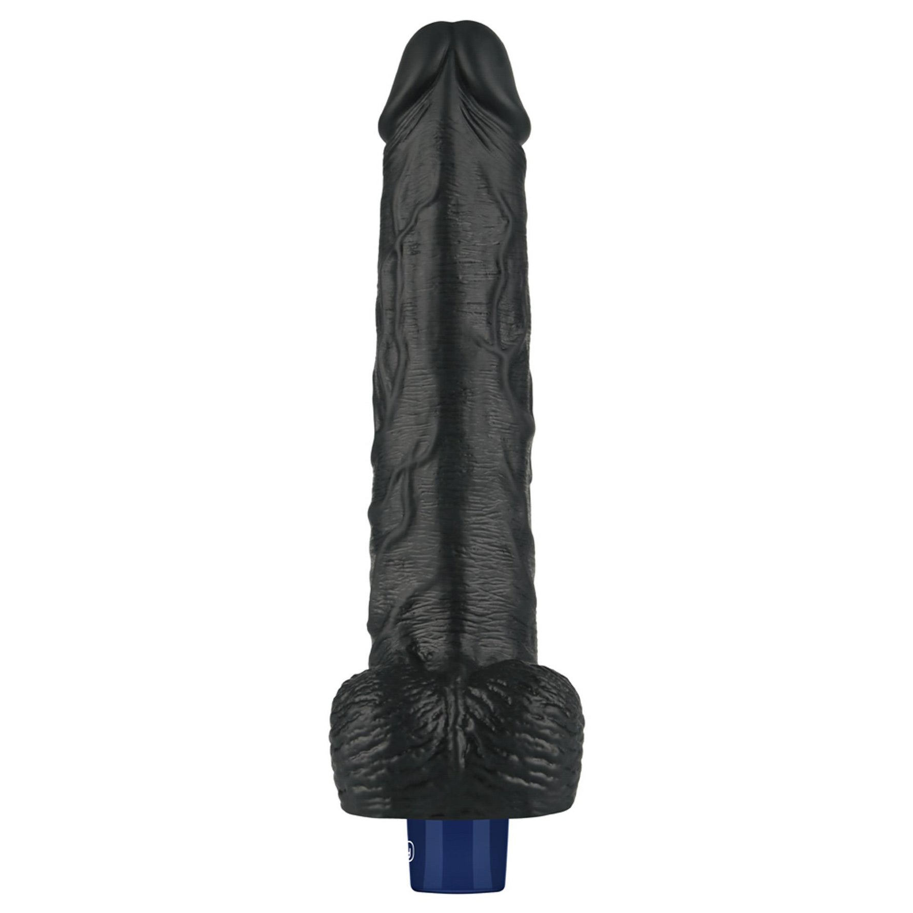 Dildo vibrant realist Lovetoy Real Softee negru USB 25cm