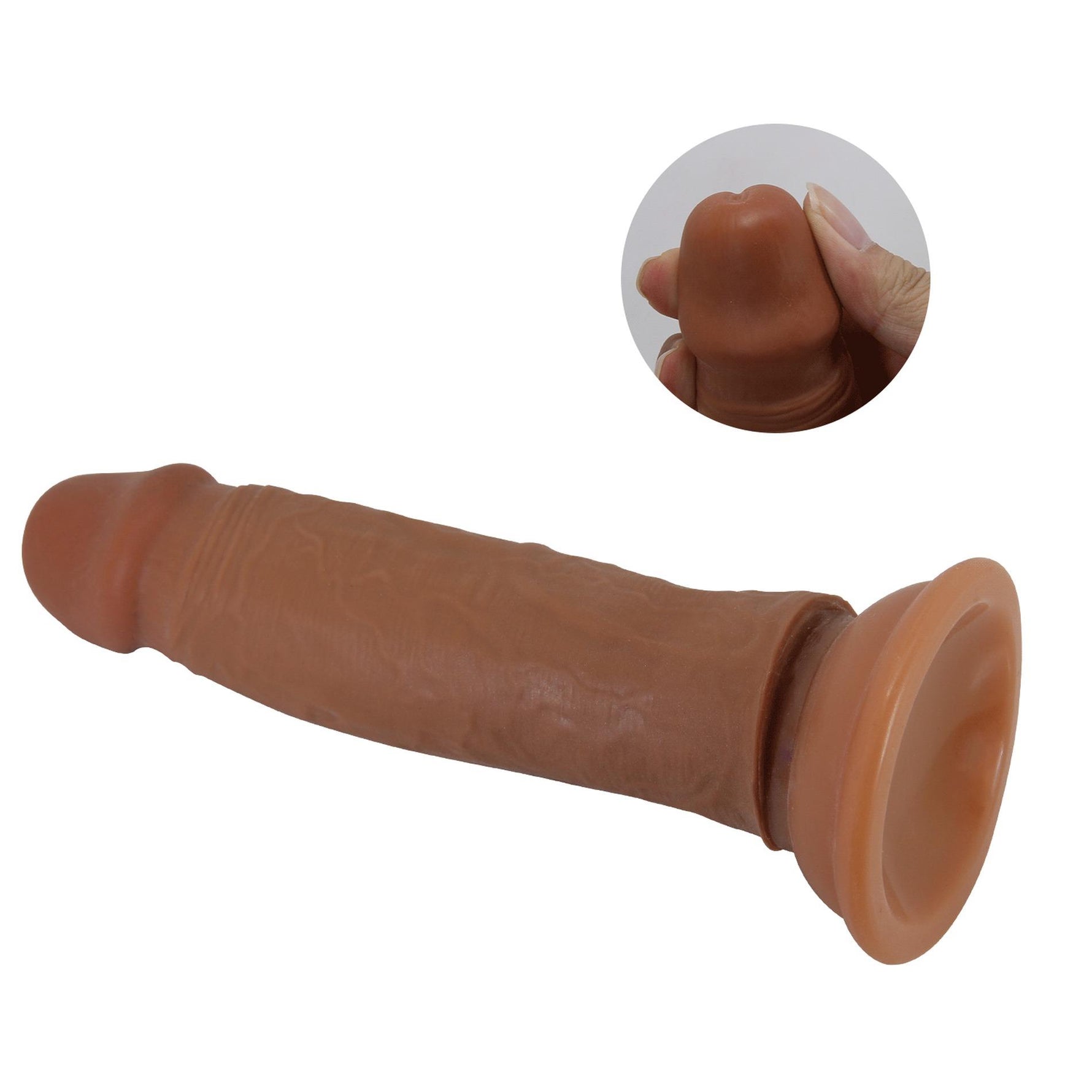 Dildo realist cu alunecare Pretty Love Quentin 18 cm