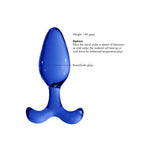 Dop anal din sticlă Chrystalino Expert 11,5 cm