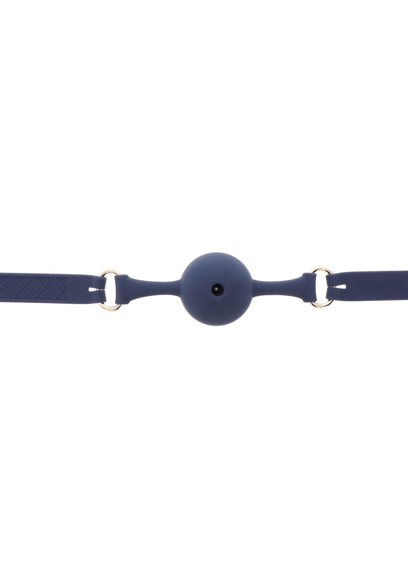 Taboom gag din silicon albastru 64 cm