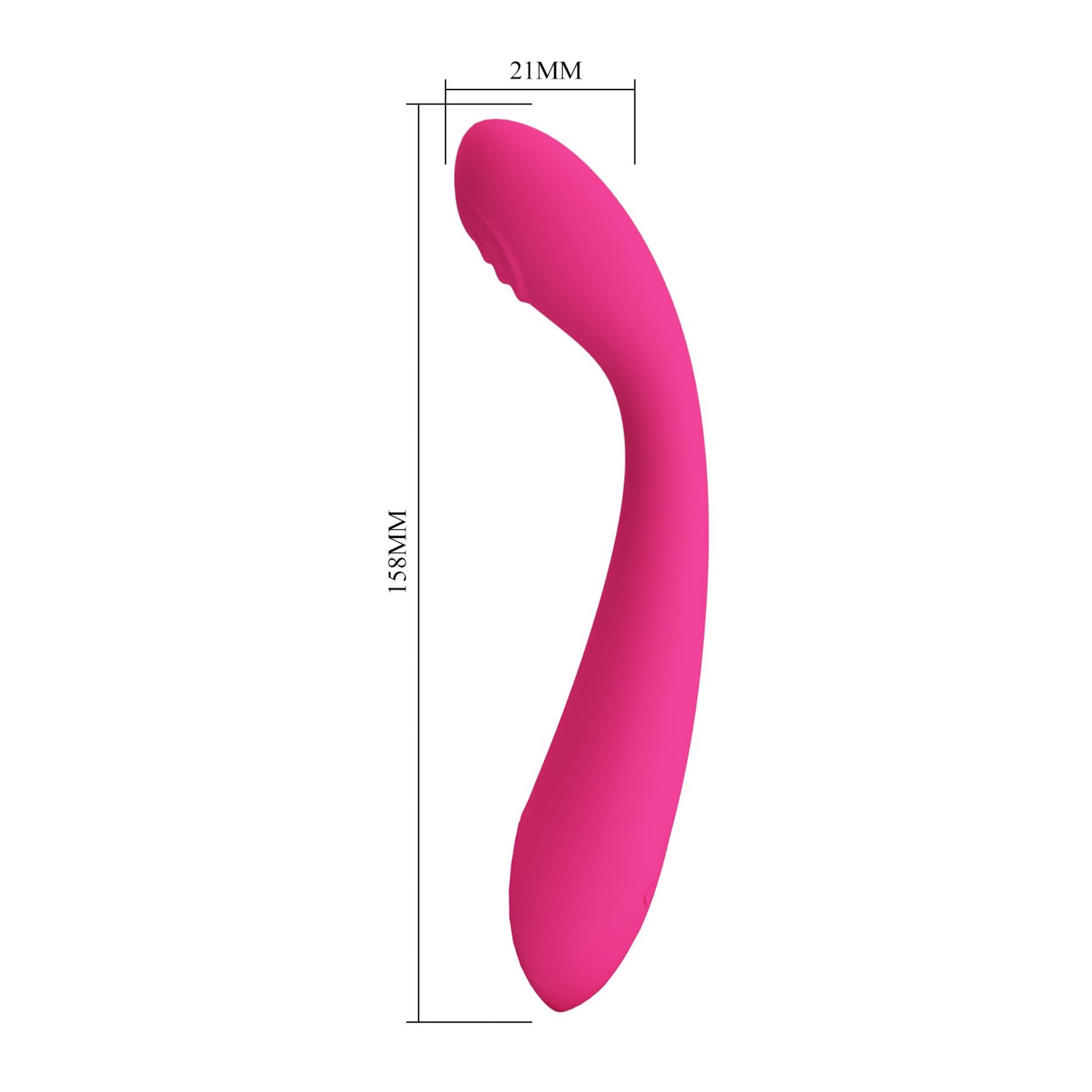 Vibrator puternic pentru punctul G din silicon Pretty Love Jessica