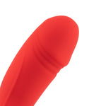Vibrator USB Crushious Dare Dong din silicon, formă de iepuraș, 20 cm