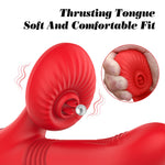 Vibrator din silicon cu 7 moduri – lingere, împingere și încălzire