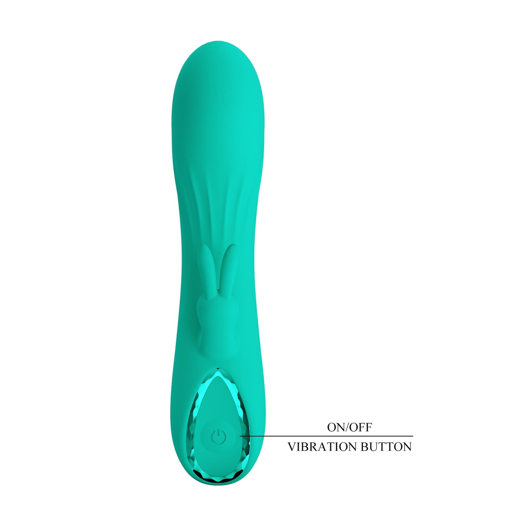 Vibrator Pretty Love DJ Stick Bunny, silicon, USB, 10 vibrații