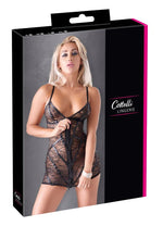 Rochie Cottelli LINGERIE din dantelă neagră XL