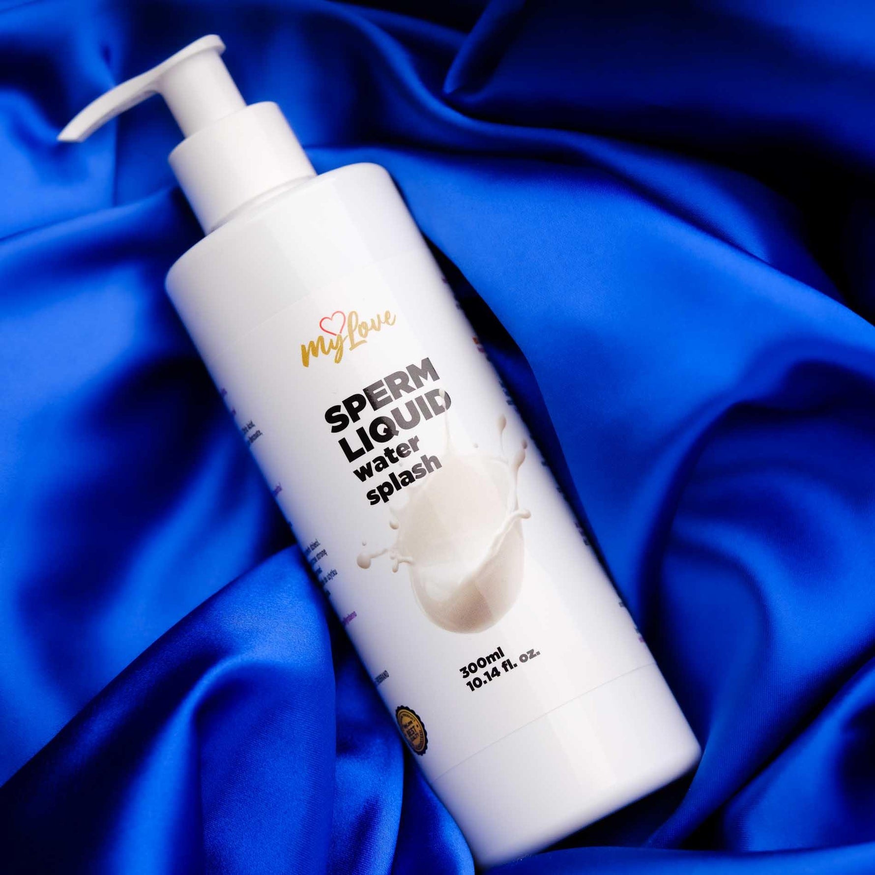 Gel intim MyLove care imită sperma, alb, 300 ml