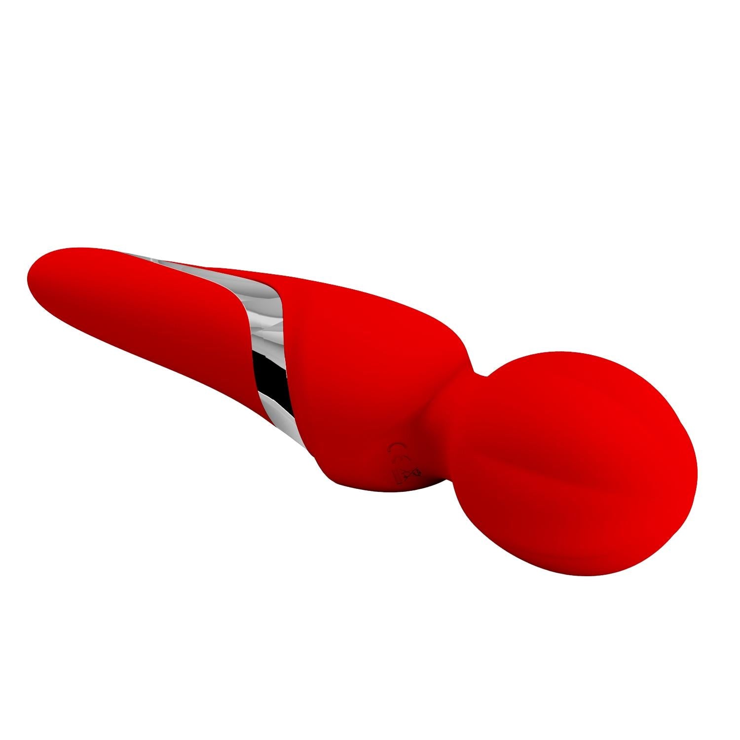 Baghetă de masaj USB Walter Pretty Love din silicon, 7 vibrații