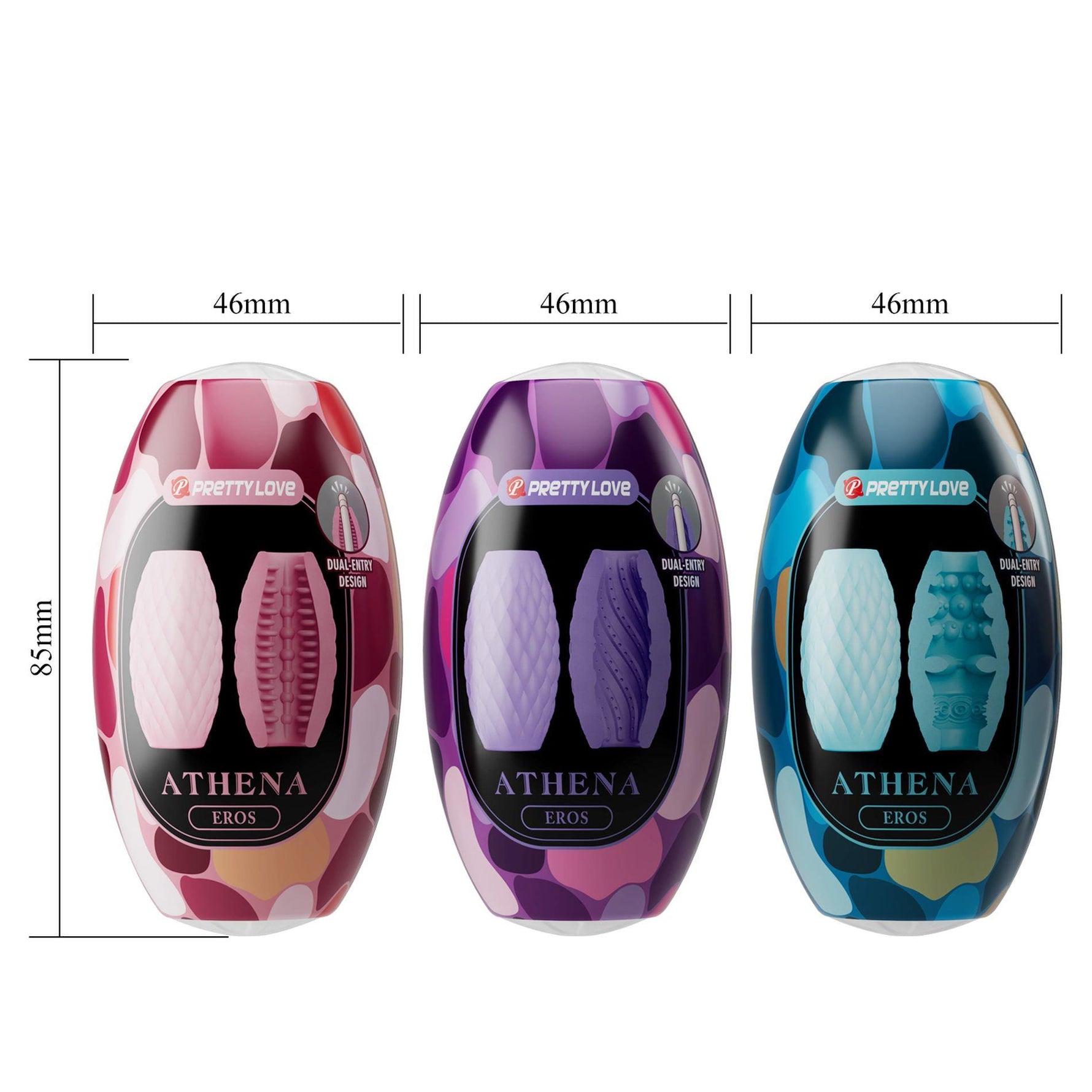 Masturbator compact impermeabil Pretty Love Athena EROS TPR