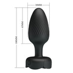 Plug anal vibrant Pretty Love Varian din silicon cu LED, 10 moduri