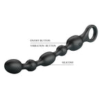 Vibrator anal cu perle din silicon Pretty Love Van, 10 moduri, USB