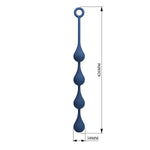 Mr Play Waterdrop Perle Anale din Silicon Impermeabile 43 cm