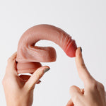 Dildo realist din silicon Crushious Inviktus 19 cm