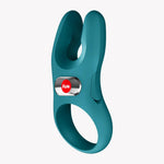 Inel vibrant pentru penis Nos XL, silicon USB, Green Fun Factory