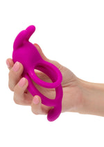 Inel vibrant Calexotics Iepuraș Ureche Roz USB