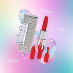 Vibrator Angel Loveline Mini cu ruj transparent, USB
