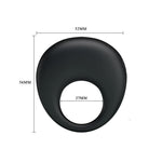 Inel vibrant din silicon Pretty Love TRAP 5,6 cm