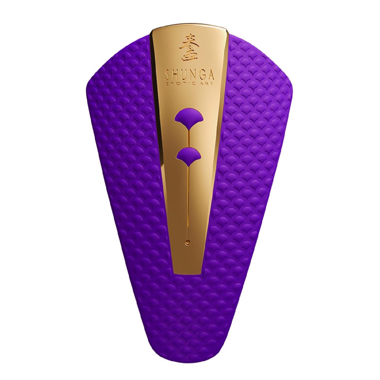 Stimulator clitoridian USB Shunga Obi din silicon violet
