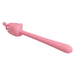 Stimulator clitoridian USB din silicon cu formă de iepuraș drăguț Pretty Love, 7 vibrații