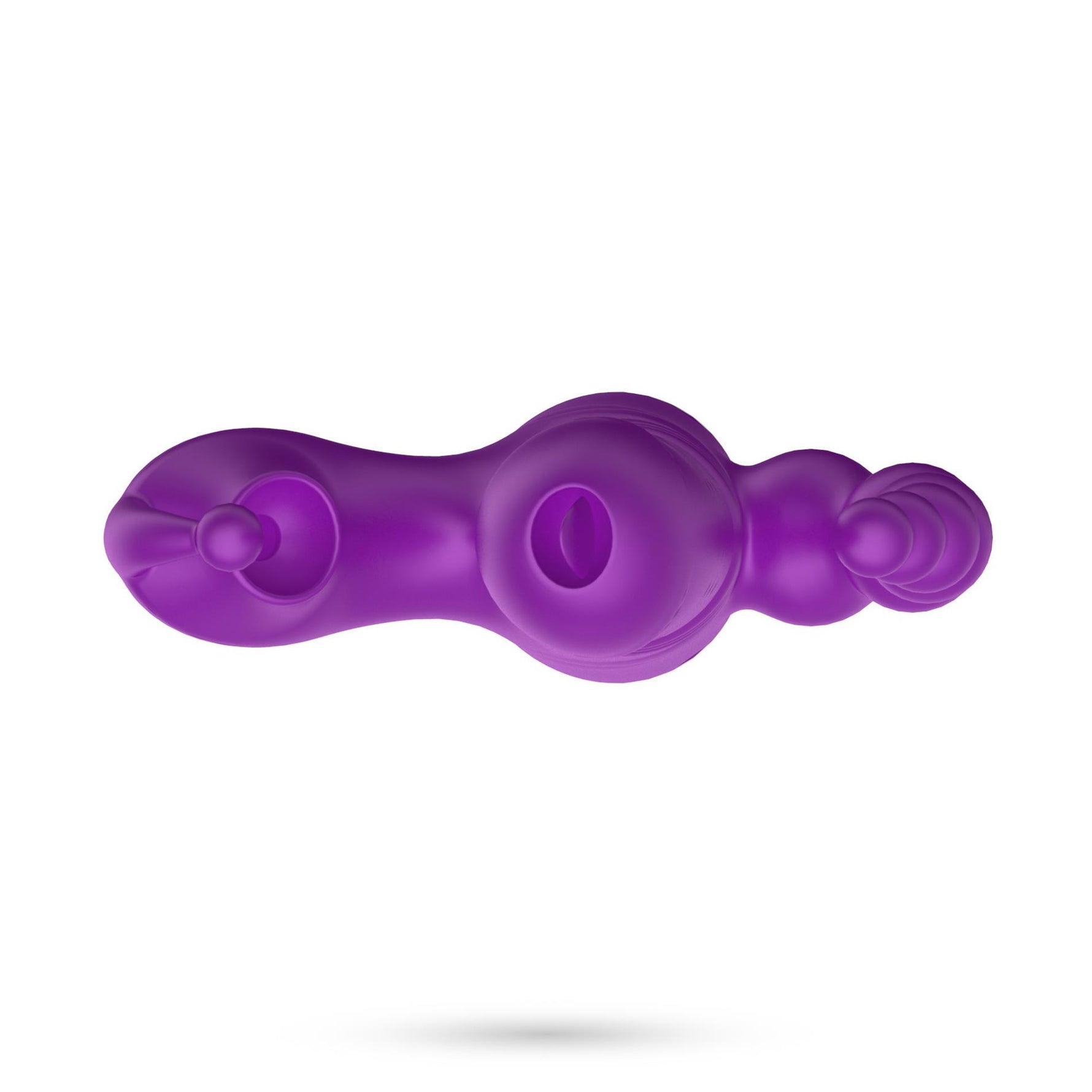 Vibrator Crushious Wrangler pentru punct G cu glisare și aspirație USB 23 cm