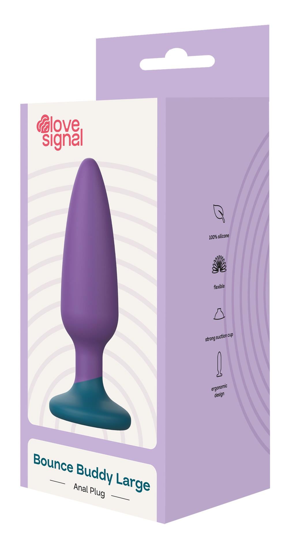 Dop anal mare din silicon Bounce Buddy 13 cm