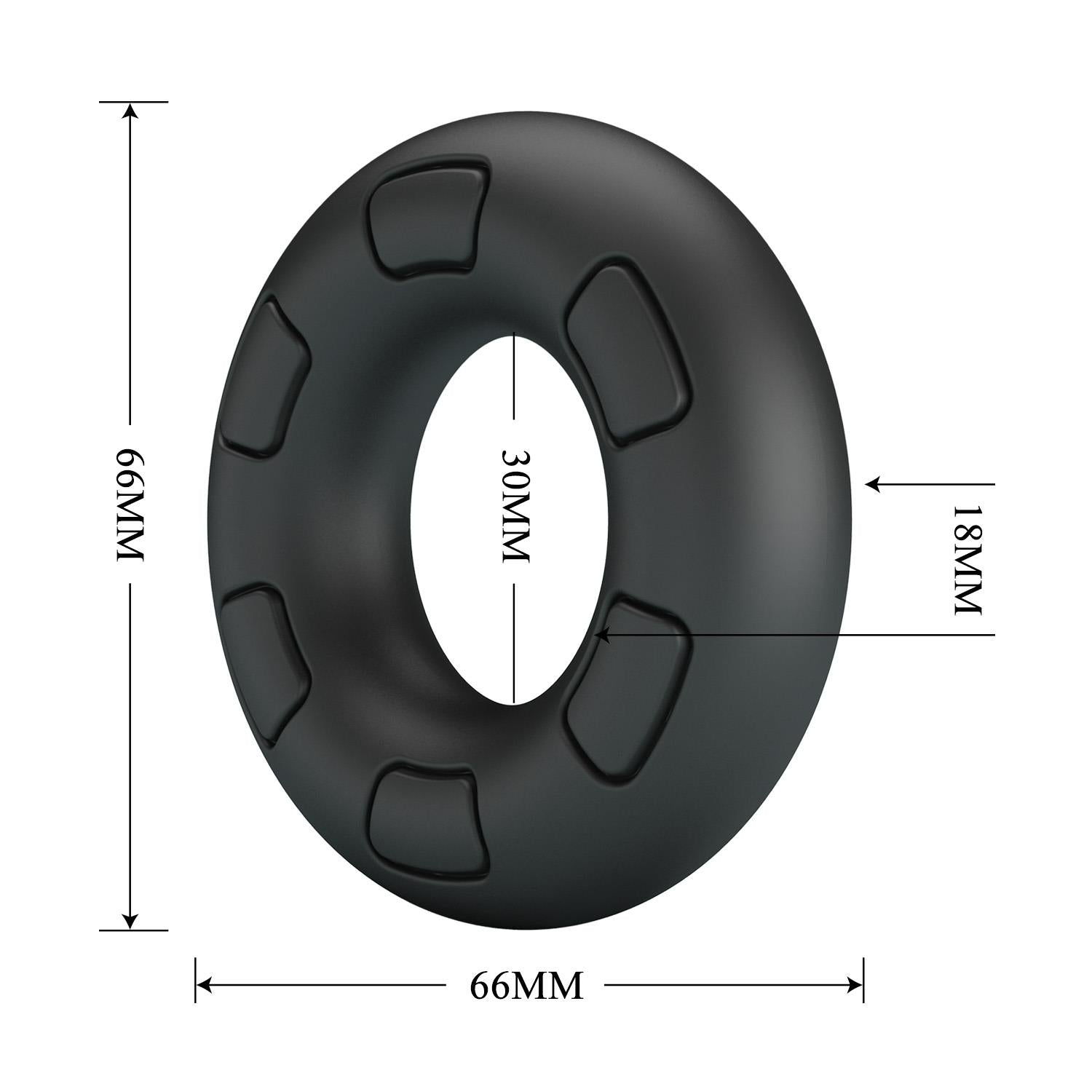 Inel pentru penis Crazy Bull Bertram din silicon super moale